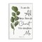 Stupell Industries Proverb & Herb Sprig Framed Giclee Design by Amber Clarkson